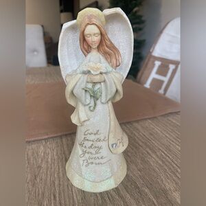 2004 Foundations by Enesco APRIL birthday angel